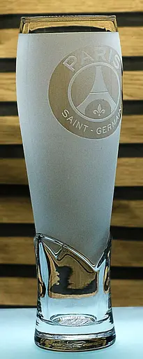 Пивний келих крафтовий 440 мл ФК ПСЖ Paris Saint-Germain з гравіюванням подарунок для фаната футбольний кухоль - фото 2