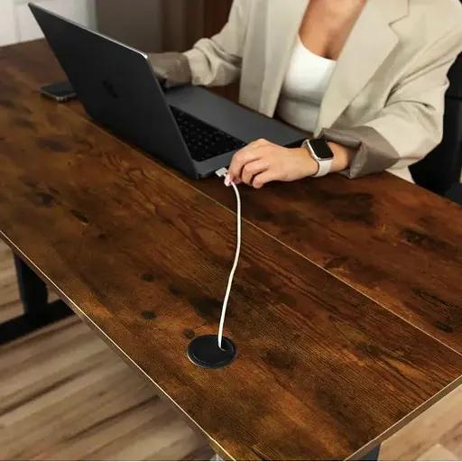 Компьютерный стол с регулируемой высотой Di Volio Rapalo коричневый - фото 7