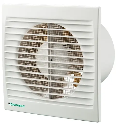 Вытяжной вентилятор Домовент 125 С1 с сеткой от насекомых. - фото 1