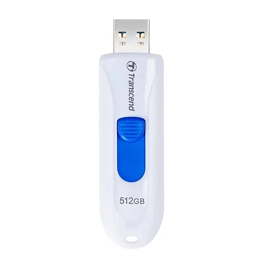 USB флеш накопичувач Transcend 512GB JetFlash 790 White USB 3.1 (TS512GJF790W) - фото 1