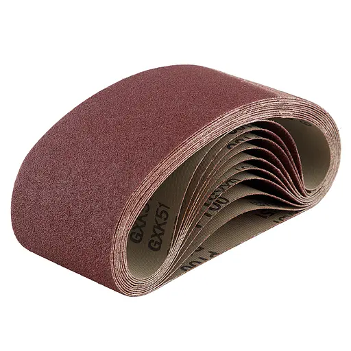 Стрічка шліфувальна нескінченна Alloid Building Tools зерно 100 75х457 мм 10 шт. (SB-457100) - фото 1