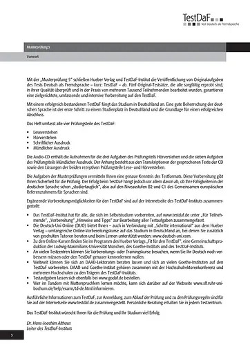 TestDaF Musterprufung 5. Heft mit Audio-CD. Test Deutsch als Fremdsprache - фото 4