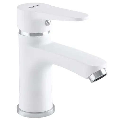 Смеситель для умывальника Zerix PUD1 146 white ZX2797 Белый матовый - фото 1