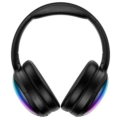 Навушники Onikuma Bluetooth Headphones with ANC Microphone 3, BT5.3, Type-C, AUX, ANC, 800mAh, 38H, RGB, black - фото 2