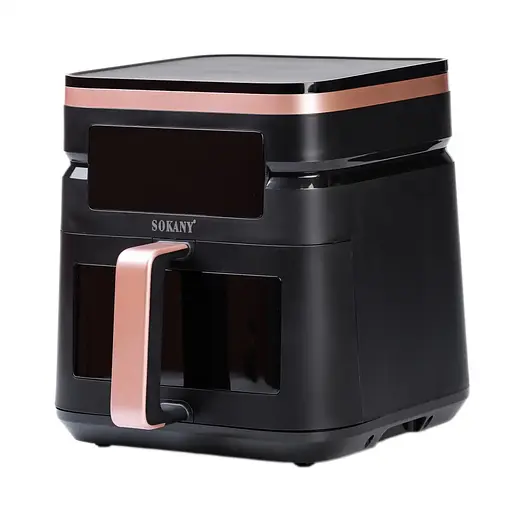 Аэрофритюрница безмасляная Sokany SK-10033 7 л электрическая с сенсорным управлением 1800 Вт - фото 3