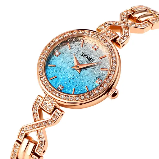 Наручний годинник жіночий 2001BU Blue Skmei acs0030414 - фото 2