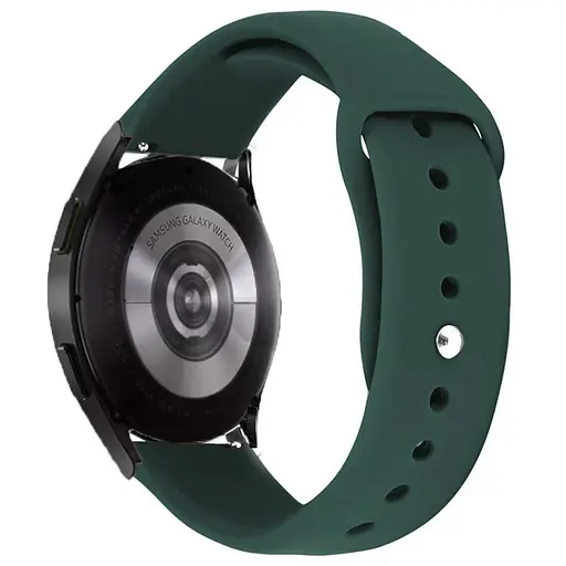 Силіконовий ремінець Sport для Smart Watch 22mm Зелений / Forest green