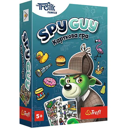Настільна гра Trefl Шпигун: Карткова гра (Spy Guy Card Game) (укр.) (03045) - фото 1