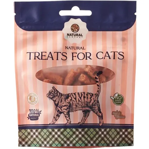 Лакомство для кошек Natural снеки с лососем 35 г