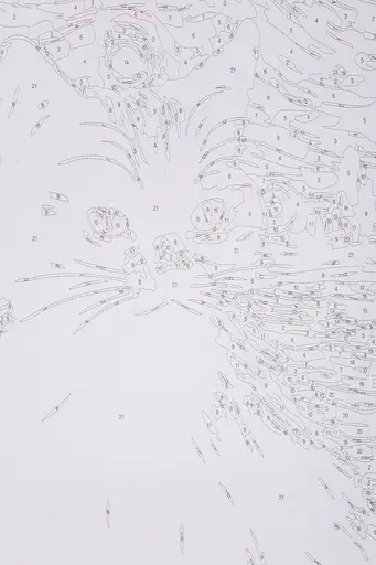 Набір для розпису по номерах "Мистецький кіт" 40*50 см, IDEA2-GX47168, ТМ "99IDEAS" - фото 7