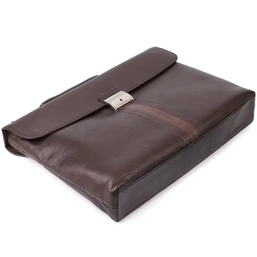 Стильна чоловіча сумка для ноутбука з натуральної шкіри TONY PEROTTI 38,5х28,5х7,5 см sum0028964 - фото 5