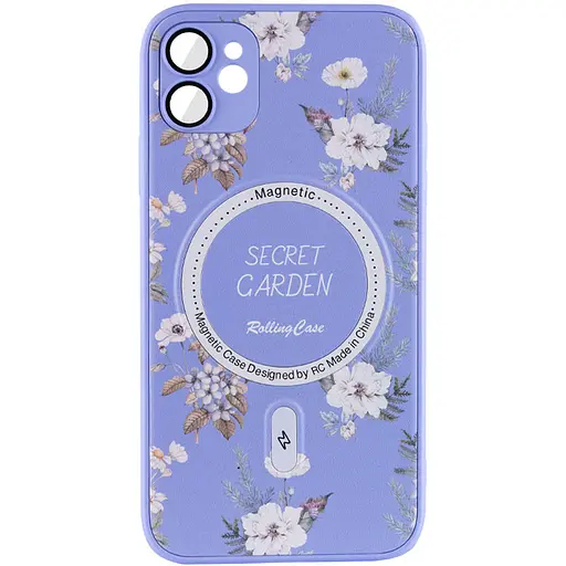 Чохол Epik TPU+PC Secret Garden with MagSafe для Apple iPhone 12 6.1 Lilac
