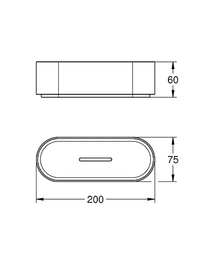 Полка в ванную Grohe Selection 41037000, Белый - фото 3