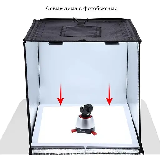 LED панель Puluz 1200LM для предметної зйомки, 34.7x34.7 см - фото 3