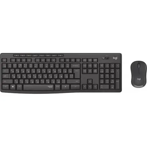 Комплект (клавиатура, мышь) беспроводной Logitech MK295 Combo Black (920-009800)