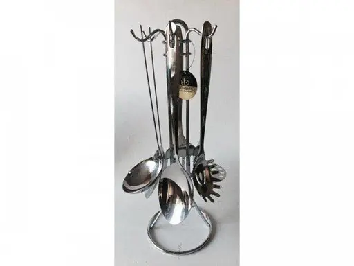 Набір кухонного приладдя на стійці Edenberg Eb-3603 з 7 предметів - фото 2