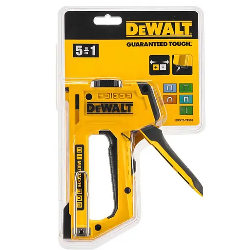 Степлер DeWalt Multi Tacker 5 в 1 скоби типу A, G, H 6-14 мм, цвяхи J 12, 15 мм (DWHT0-TR510) - фото 3