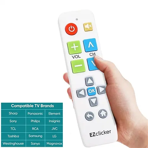 Пульти дистанційного керування Smart TV EZclicker з великою кнопкою - фото 2