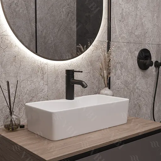 Умивальник VBI Forli M white накладний VBI-011102, Білий - фото 2