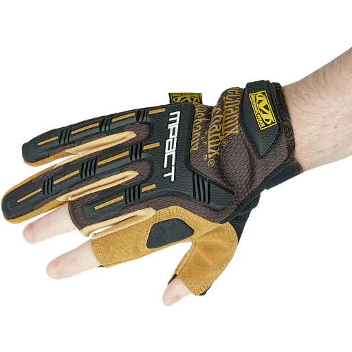 Рукавички Mechanix M-Pact Framer Leather XL Brown - фото 3