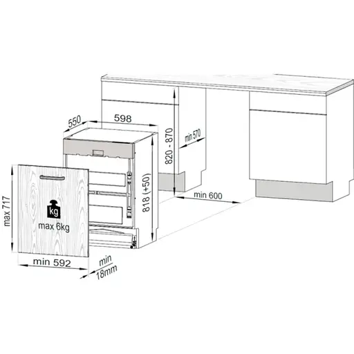 Посудомоечная машина Beko DIN 34322 - фото 4