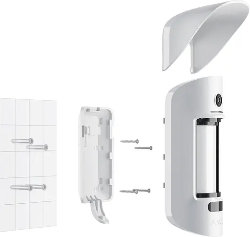 Ajax Бездротовий датчик руху з камерою та фото по запиту MotionCam Outdoor PhOD Jeweller білий - фото 10