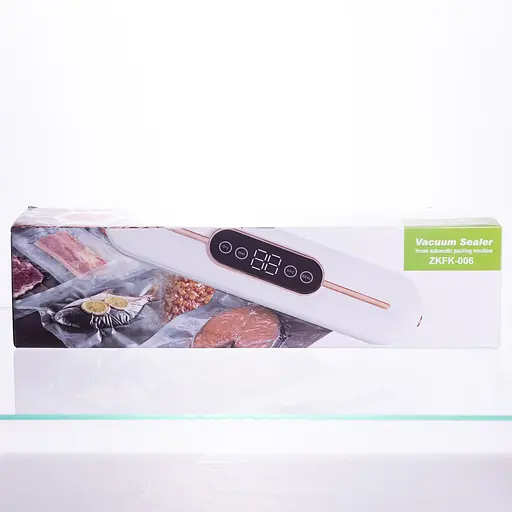 Вакууматор побутовий Yiwu для сухих і вологих продуктів 90 Вт вакуумний пакувальник Жовтий + 10 пакетів HP-11-15Y - фото 9