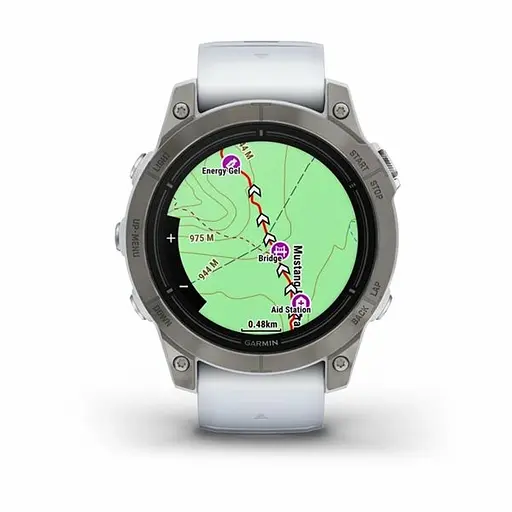 Смарт-годинник Garmin Epix Pro Gen 2 Sapphire 47mm Titanium w. Whitestone Band (010-02803-20/21) - фото 4