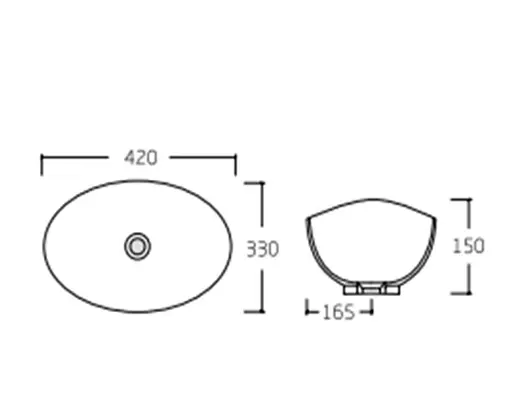 Раковина Qtap Dove без донного клапана QT06113078WN - фото 5