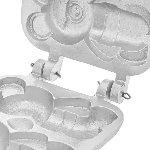 Форма алюминиевая для выпечки больших мишек Барни, Ласунка Золотистый 81908 - фото 4