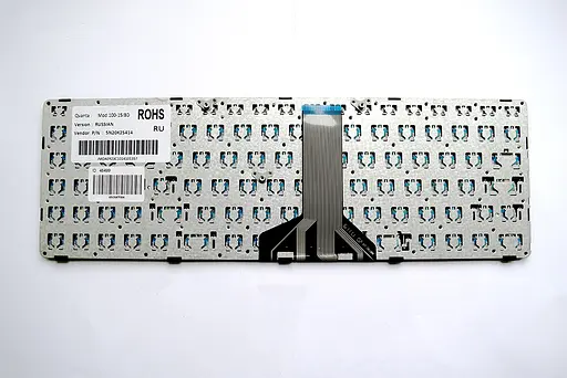 Клавиатура для ноутбука Lenovo 300-17ISK Black, Ru, черная рамка - фото 2