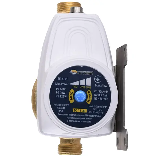 Насос повышения давления Optima Prime DC 15-30 AUTO - фото 2
