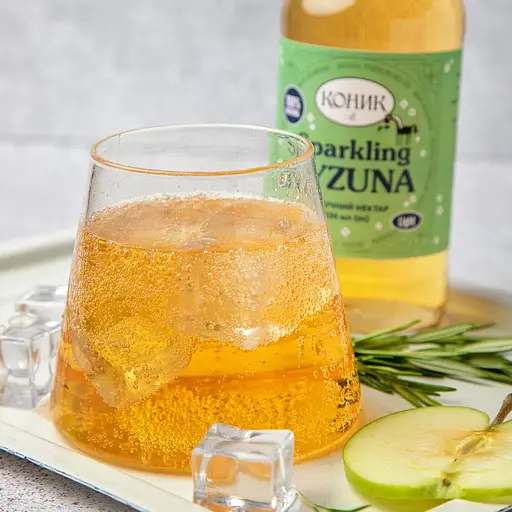 Нектар Коник Sparkling byzuna яблочный газированный 330мл - фото 4