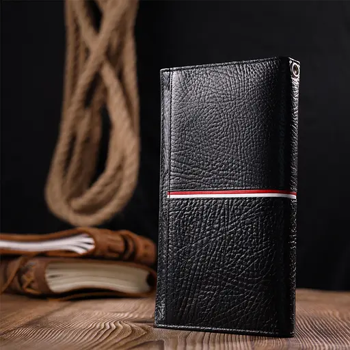 Шкіряний клатч KARYA 19.5х10,3х3 см acs0023978 - фото 9