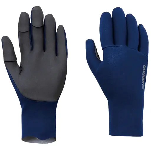 Перчатки Shimano Chloroprene EXS 3 Cover Gloves L Blue - фото 1