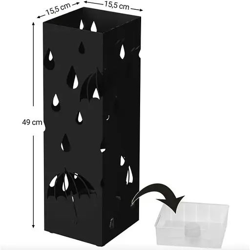 Підставка для парасольок Leobert Marvik чорний - фото 3