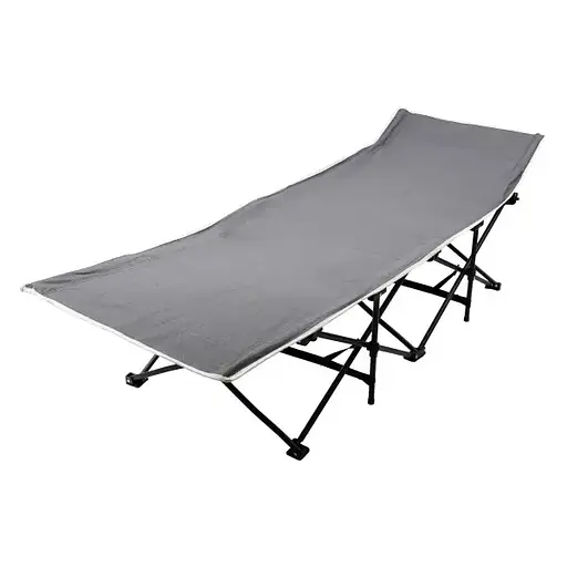 Кровать раскладная туристическая Yiwu 185x60x50 см со стальным каркасом раскладушка сложная для дачи кемпинга рыбалки SJ-0033G - фото 6