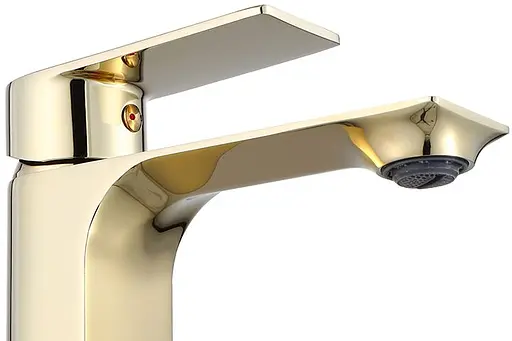 Смеситель для умывальника Rea Urban низкий gold REA-B9911 Золотой - фото 3