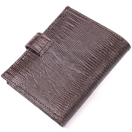 Мужской кожаный кошелек KARYA 9х10.5х2 см acs0023916 - фото 2