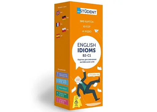 Настільна гра English Student Картки для вивчення англійської мови English Student Idioms B2-С1 (укр.) (591225992)