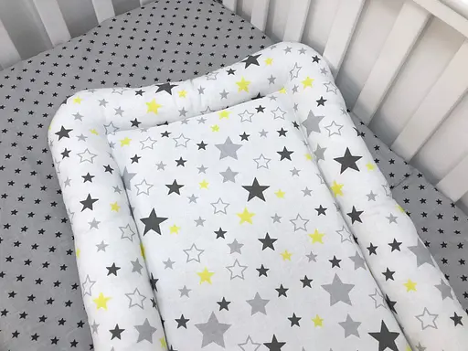 Матрац Moontime на пеленальний стіл "Зорепад жовтий" - фото 3