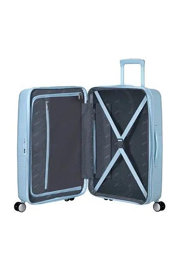 Чемодан American Tourister SOUNDBOX 67 см PASTEL BLUE 67x46,5x29(32) 32G*22002 - фото 2