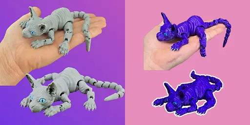 3D Игрушка Кот Сфинкс, 20 см, подвижный - фото 2