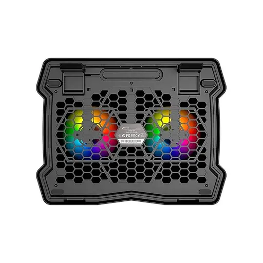 Підставка для ноутбука MeeTion CoolingPad CP2020, 9-14" для геймерів ігрова з RBG підсвічуванням - фото 7