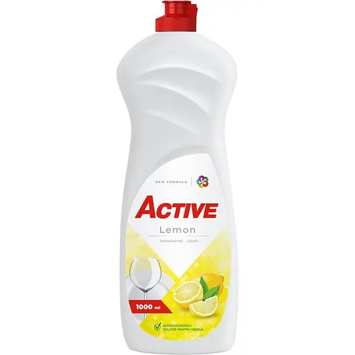 Гель для миття посуду Active лимон 1 л