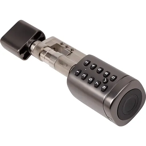 Циліндровий замок HiSmart Tuya, Mifare, зі сканером відбитка пальця - фото 1