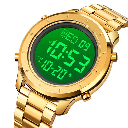 Наручний годинник чоловічий 1864SGDWT Gold-White Steel Skmei acs0030517 - фото 3