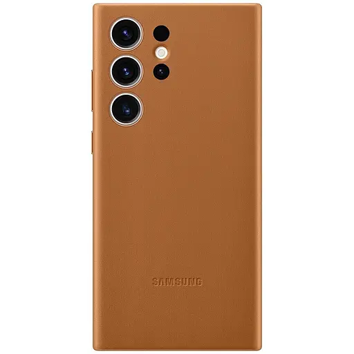 Чохол шкіряний оригінальний Samsung Leather Case для Samsung Galaxy S23 Ultra (S918) Camel EF-VS918LAEGRU