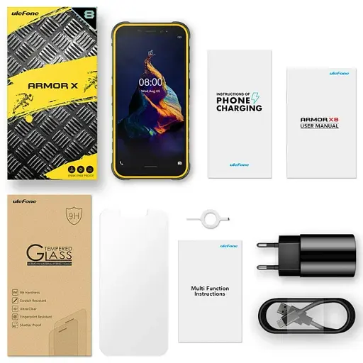 Захищений смартфон Ulefone Armor X8 4/64GB АКБ 5 080мАг Orange - фото 8
