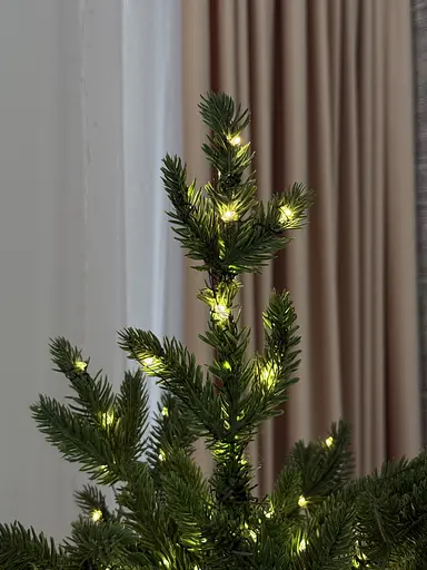 Світлодіодна гірлянда Роса 200 метрів тепле біле світло зелений провід 2000 LED 8 режимів з пультом - фото 5